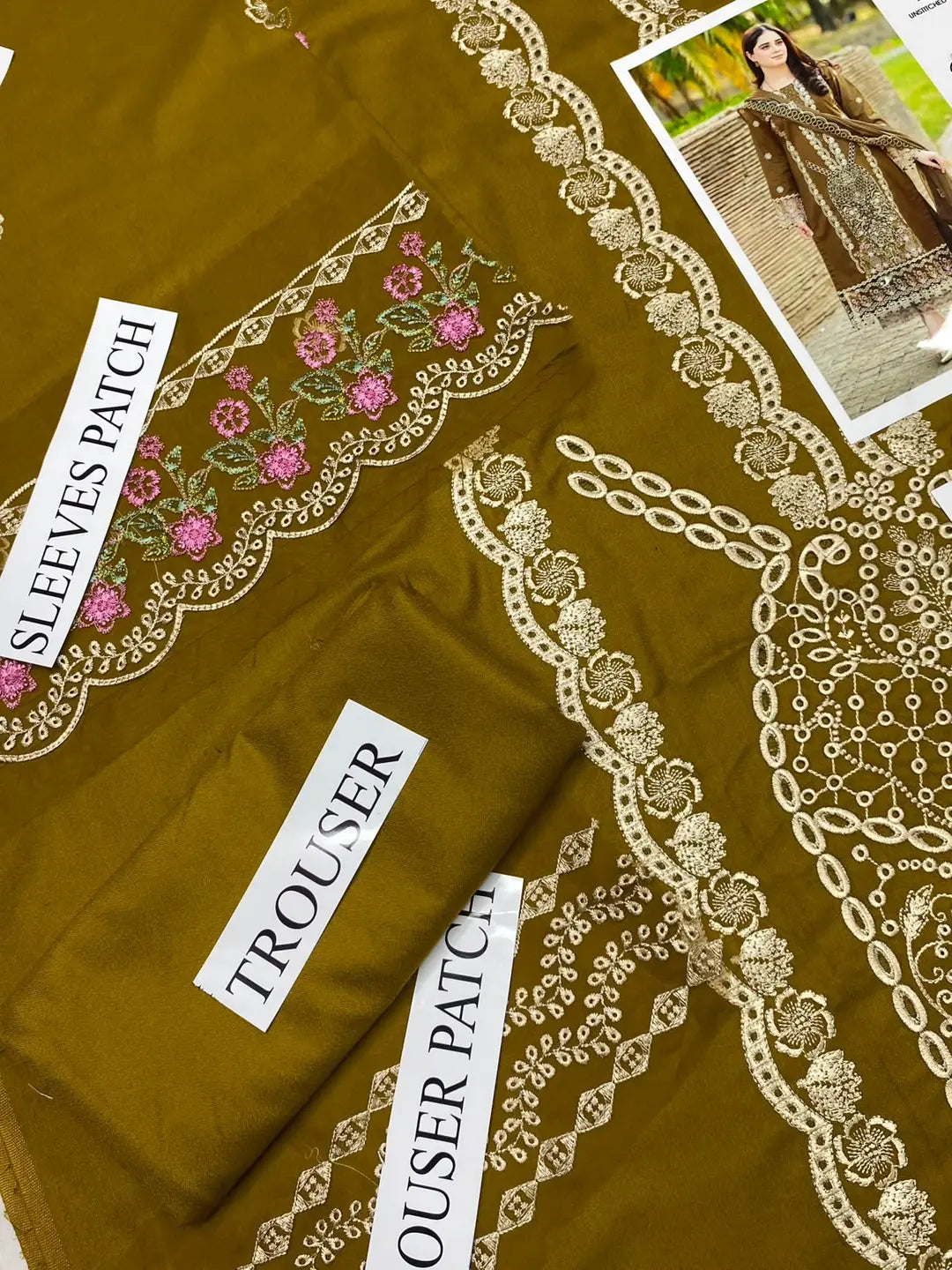 MAHNUR UNSTITCHED PREMIUM WINTER COLLECTION
